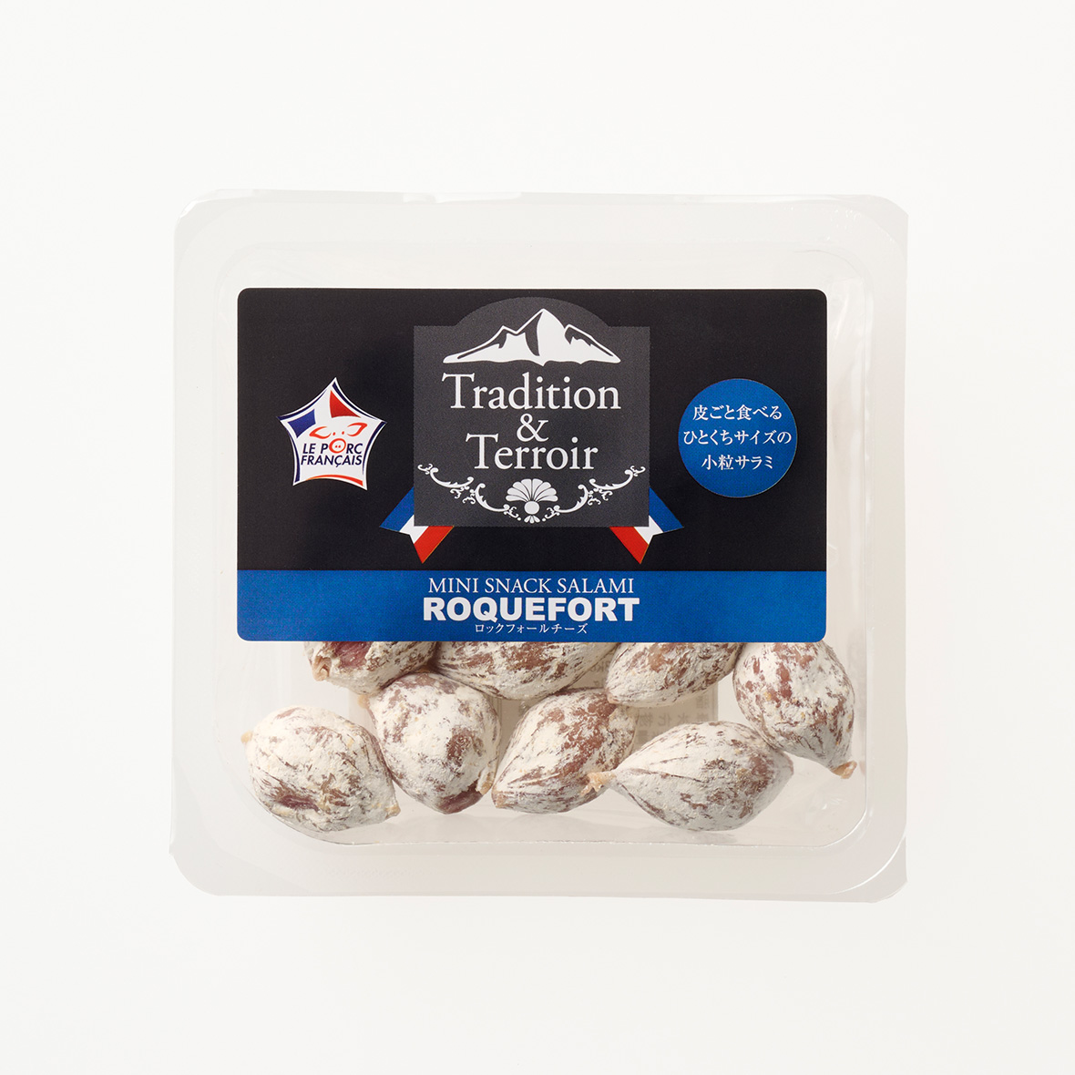 MTスナックサラミ　ロックフォールチーズ